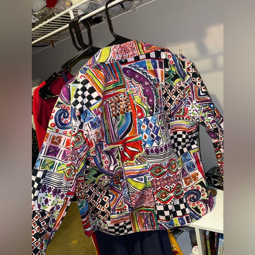 Fun vibrant jacket